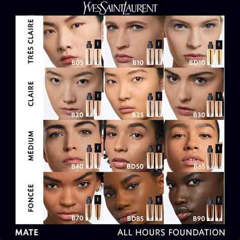 sephora ysl foundation|yves saint laurent foundation shades.